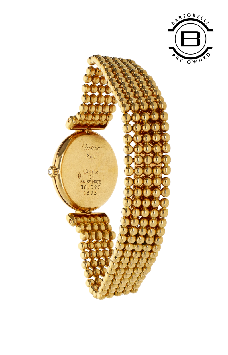 Cartier | CARTIER COLIS&Eacute;E CLASSIQUE RIVOLI MODELLO PICCOLO, QUARZO, ORO GIALLO, DIAMANTI WB1006A8 - U-WB1006A8 (2)