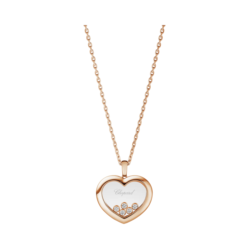 Chopard | CHOPARD - CIONDOLO HAPPY DIAMONDS ICONS IN ORO ROSA ETICO, DIAMANTI - 79A039-5001 (1)