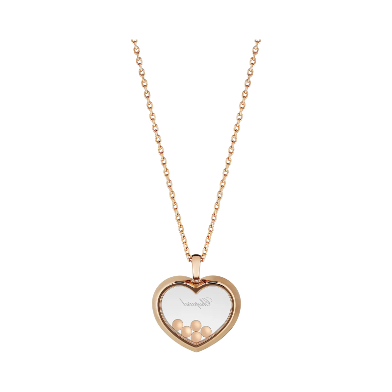 Chopard | CHOPARD - CIONDOLO HAPPY DIAMONDS ICONS IN ORO ROSA ETICO, DIAMANTI - 79A039-5001 (4)