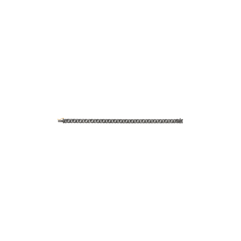 Mano | J . | BRACCIALE GROUMETTE ALTERNATO IN TITANIO CON DIAMANTI NERI E ORO 18 KT - GR6BRALTBSN (2)