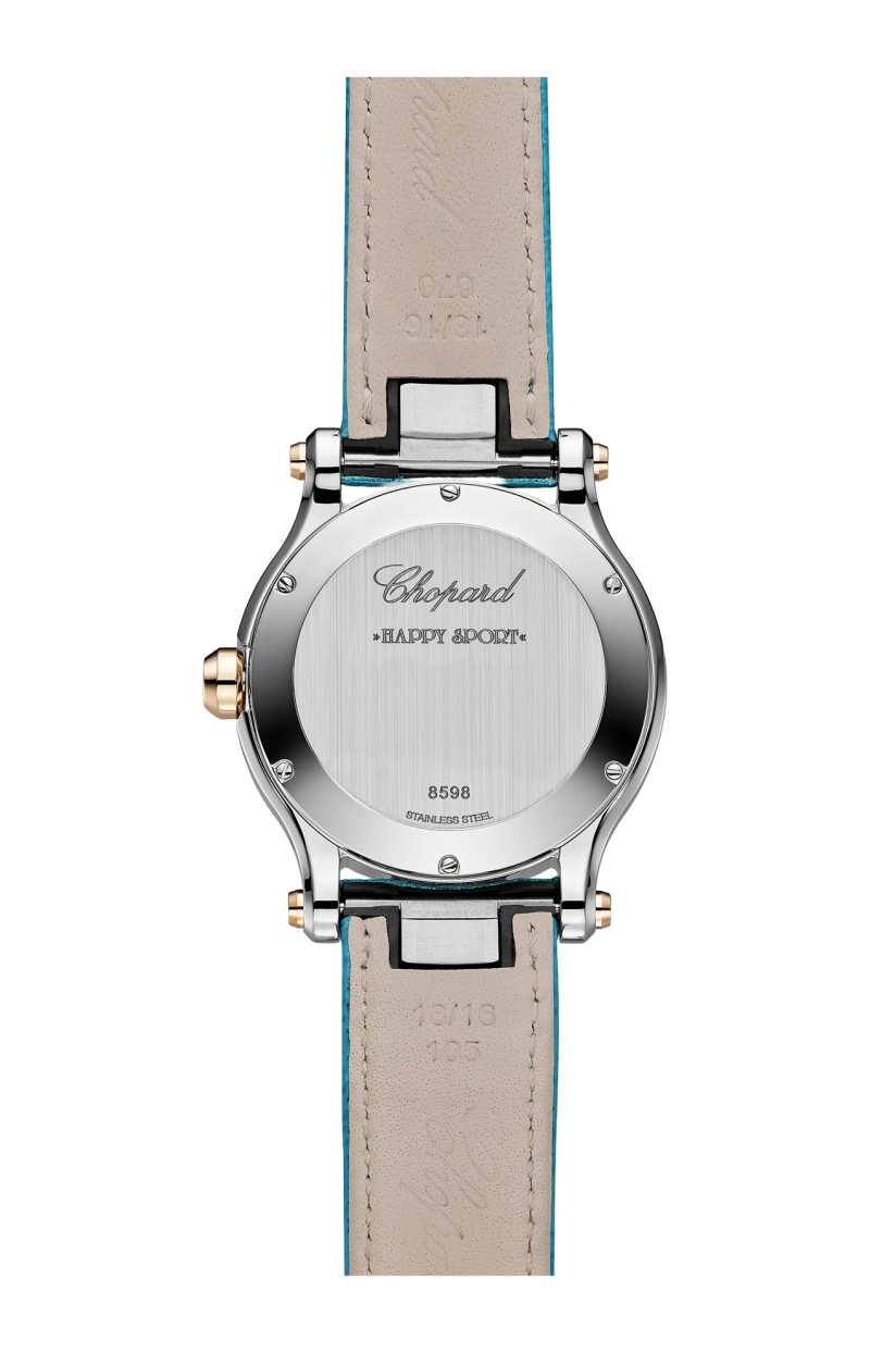 Chopard | HAPPY STARFISH 36 MM, QUARZO, ORO ROSA ETICO, LUCENT STEEL&trade;, DIAMANTI - 278598-6002 (2)