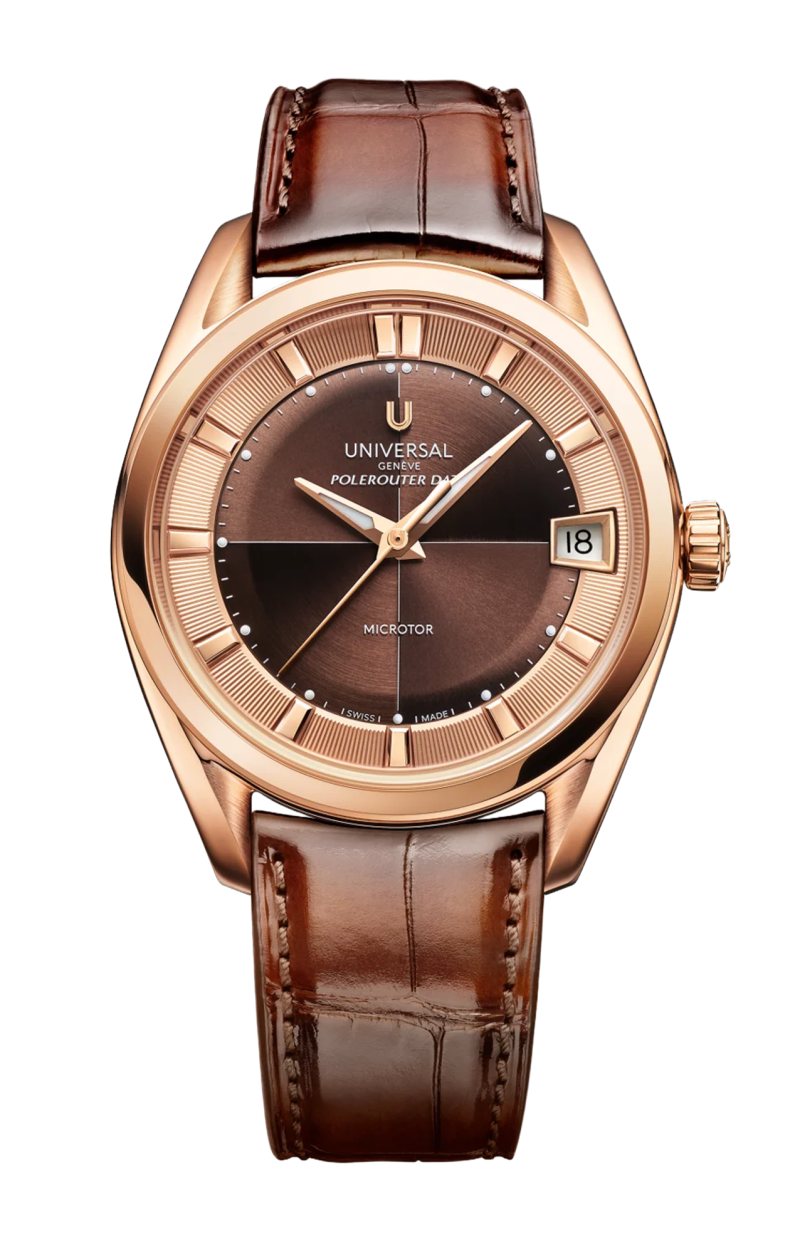 Universal Gen&egrave;ve | LA POLEROUTER DATE BROWN - UGPO003 (1)