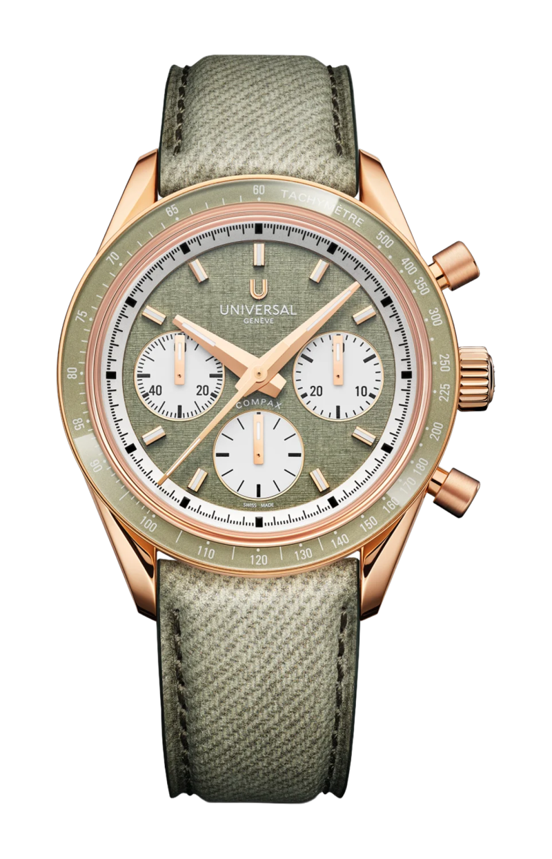 Universal Gen&egrave;ve | LA COMPAX CAPSULE SAGE GREEN - UGCO006 (1)