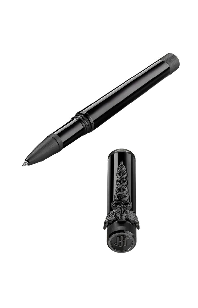 MONTEGRAPPA | ZERO CADUCEUS ROLLER, IP ULTRA-BLACK (3)