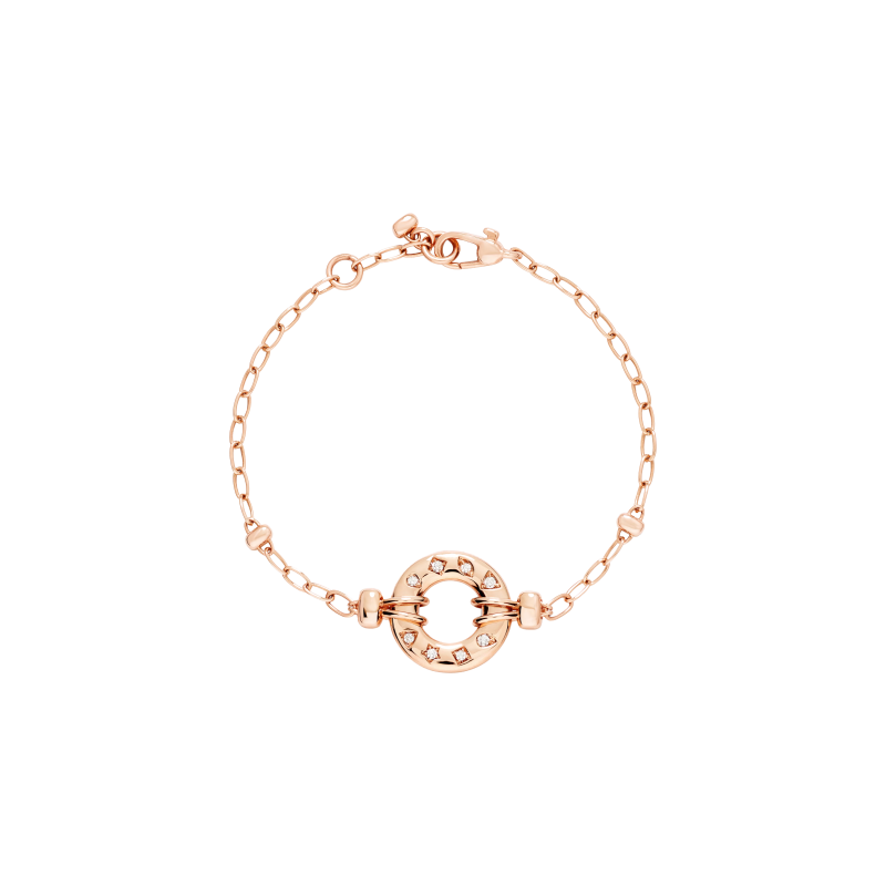 Pomellato | BRACCIALE ICONICA IN ORO ROSA CON DIAMANTI BIANCHI - PBC6040O7000DB000 (1)