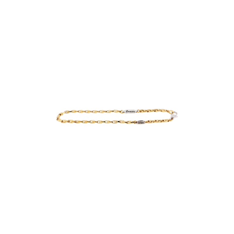 Zancan | BRACCIALE ZANCAN IN ORO GIALLO E ORO BIANCO CON DIAMANTI - UB175GB (1)