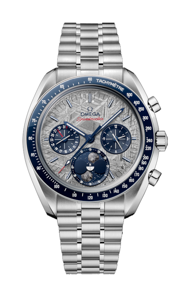 Omega | SPEEDMASTER FASI LUNARI 43 MM, ACCIAIO SU ACCIAIO - 304.30.43.52.06.001 (1)